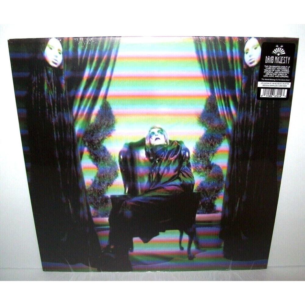 Drab Majesty Careless Vinyl LP Red Splatter Color Record Album Post-Punk Ltd 100